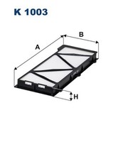 Innenraumfilter Filtron K 1003 Partikelfilter