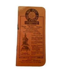 Kalamazoo Stove Co Advertising Pocket Notepad Kalamazoo Michigan c.1900s