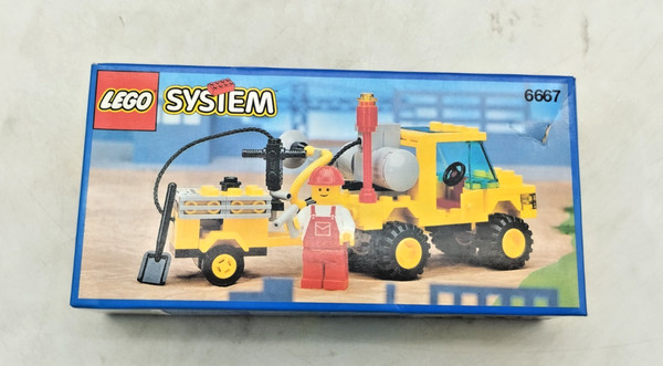 Lego 6667 Pothole Patcher Misb New Sealed Classic Town Vintage 90S 1990S Figuren-image