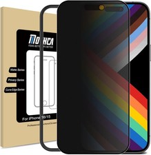 Matte Privacy Screen Protector for iPhone 16 / iPhone 15 6.1 Inch Anti Spy Anti