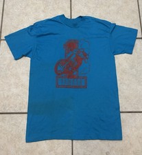 Vintage Yamaha Racing Blue Shirt Men’s Size L 80s 70s
