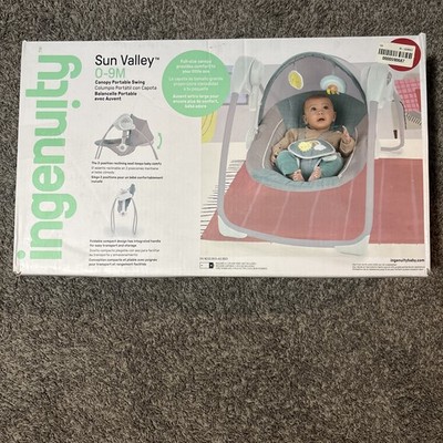 Ingenuity Sun Valley Canopy Portable Swing - Teal