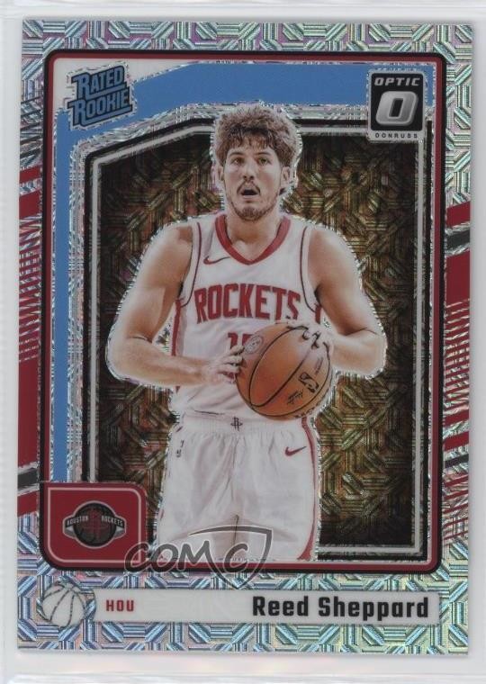 2024-25 Panini Donruss Optic Rated Rookie Choice Prizm Reed Sheppard #255 11ho