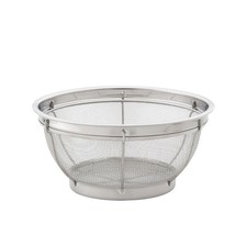 Hic Kitchen Reinforced Mesh Colander 18/8 Stainless Steel 10-Inch