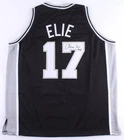 Mario Elie Signed San Antonio Spurs Jersey (JSA COA) 3×NBA Champs / 94, 95, 99