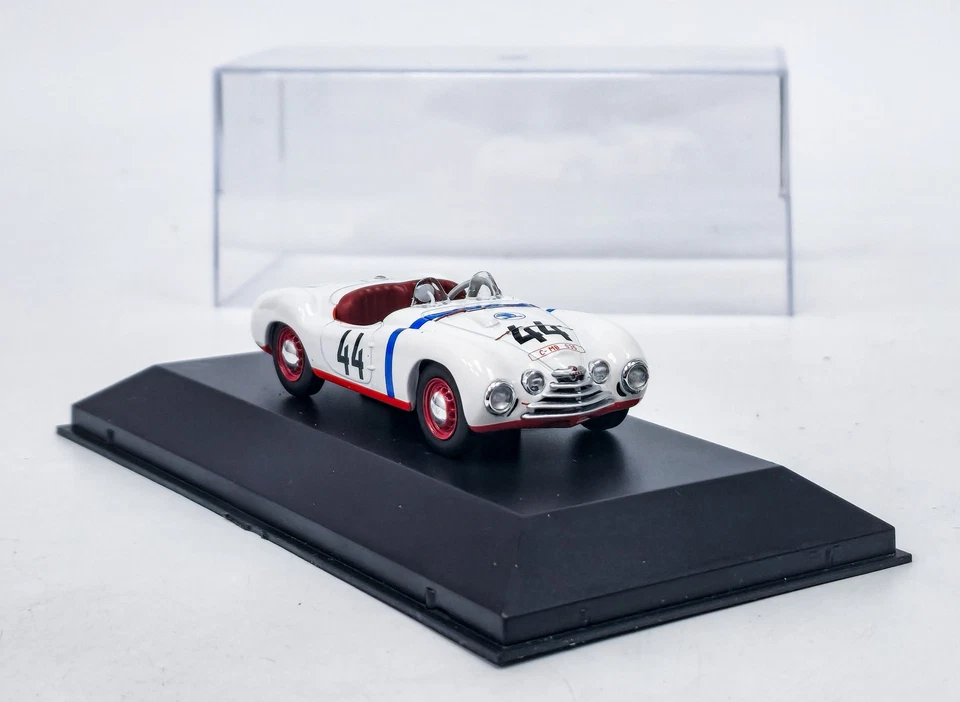 Skoda 1101 Sport Le Mans (1950) + Perspex Box DeA 1:43 - Image 4 of 4