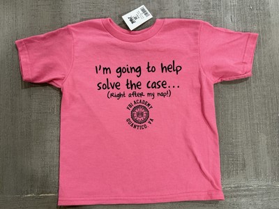  FBI Academy Quantico VA  Pink T-Shirt Federal Bureau of Investigation - Size 3T