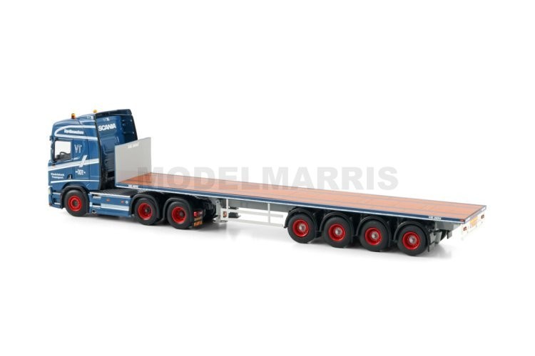 自動車 WSI 01-3299 SCANIA HIGHLINE+TRAILER 1/50 WSI 01-4626 Vindelsbaek Scania R Highline CR20H 6X2 Tag Axle