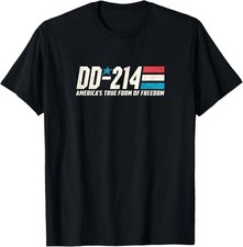DD-214 Armed Forces Military Alumni Vintage Veteran T Shirt T-Shirt