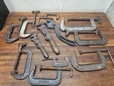 K550- antique adjustable wrenches and C-Clamps