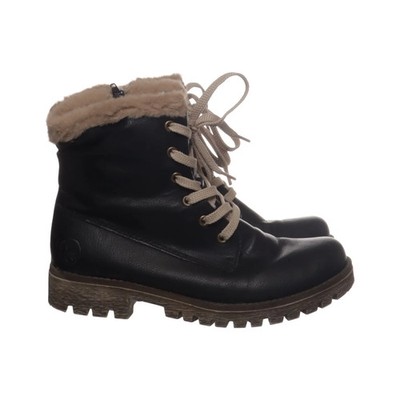 Rieker, Boots, Größe: 39, Schwarz/Beige/Mehrfarbig, Leder, Damen #ORz