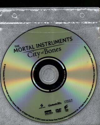 The Mortal Instruments: City of Bones (2013) DVD  *DISC ONLY* = REGION 1 -