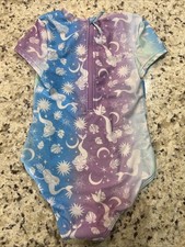 Cat  Jack Girls' Mermaid One Piece Rash Guard Size S