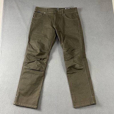 Kuhl Pants Mens 34X30 Gray Rydr Lean Canvas Outdoor Hiking Workwear Pockets