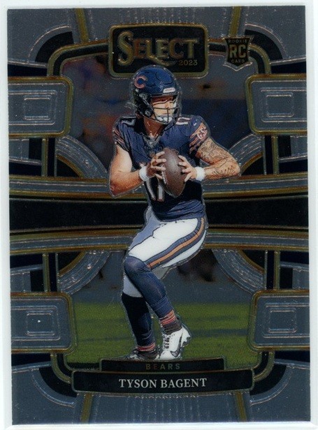 Tyson Bagent 2023 Panini Select #18 Rookie Chicago Bears RC
