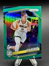 2025 Panini Prizm WNBA #24 Kia Nurse Green Prizms