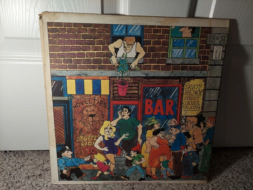 Savoy Brown Street Corner Talking Vinyl LP Record, 1971 Playtested Sounds Good - Image 2 of 4