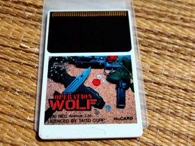 PC Engine Operation Wolf PCE HuCARD OPERATion WOLF