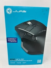 JLab Epic Wireless Mouse, Connect Via Bluetooth or USB Wireless Dongle,