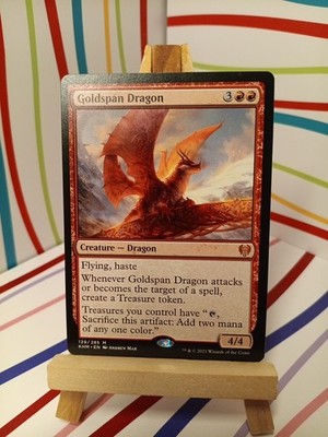 MTG Goldspan Dragon Kaldheim 139/285 Regular Mythic