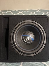 Rockville SK510 10" 1200w Subwoofer  DB11 AMP - Black and Blue