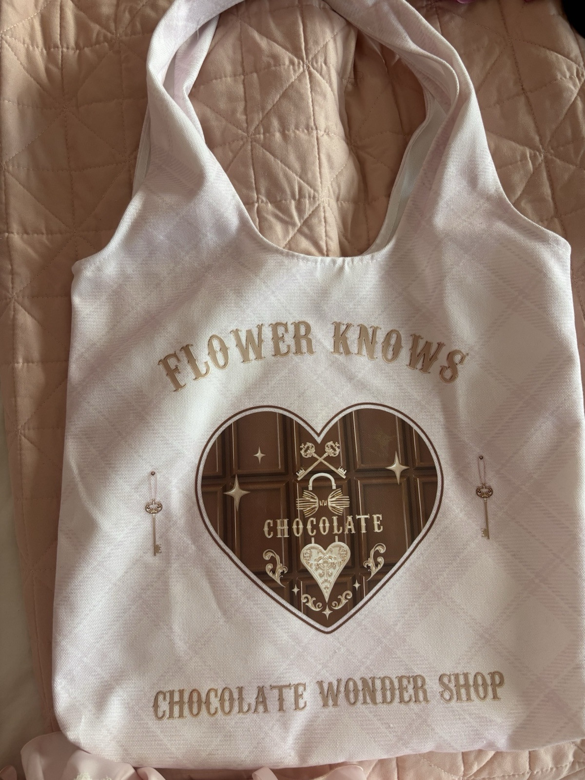 Flower Knows Aesthetic Tote Bag for Women Fashion Accessory