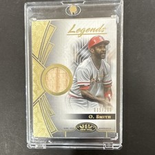 Topps 2023 Tier One Legends Relics Ozzie Smith T1LR-OS Cardinals /200 MEM Insert
