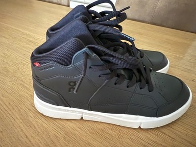 On Running THE ROGER Mid Top Damen Sneaker - Schwarz 40,5 EU US 9 UK 7