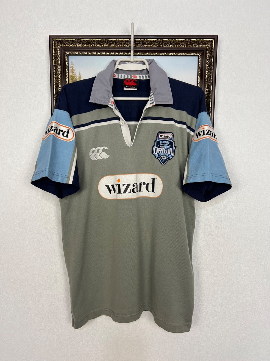 カンタベリー　イースタンサバーブズ　オフィシャル ラガーシャツ 90's Vintage 90's Canterbury NSW Blues State of Origin Rugby Union