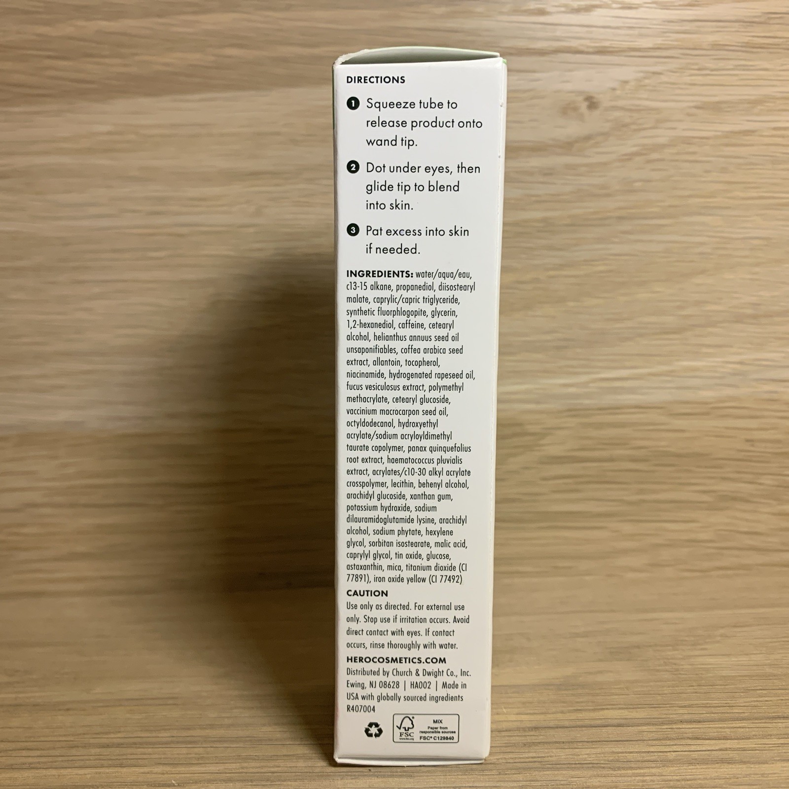 2 pack HERO COSMETICS Bright Eyes Illuminating Eye Cream 0.50 oz 15 ml NIB