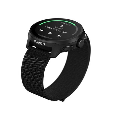 Suunto Run Black Watch SS051109000 with Silicone and Fabric Staps 