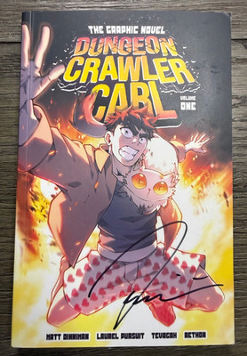 Dungeon Crawler Carl Graphic Novel Volume 1 Signed Vault Comics DCC