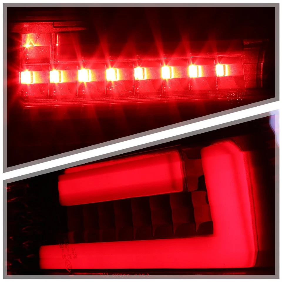 Rojo/Humo*Barra LED Tron*Luz trasera de neón Lámpara de freno para 92-99 BMW E36 Serie 3 2 puertas Foto 3 de 4