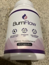 BURN FLOW, Burnflow, Weight Loss, 30 Caps, Fat-Burner Formula Pills , New Sealed