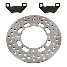 Rear Brake Rotor & Semi-Metallic Pads for Arctic Cat 450 Alterra 4x4 2013-2024