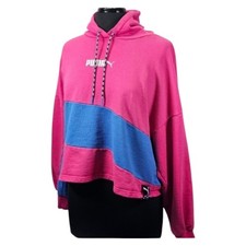 Puma crop pullover hoodie