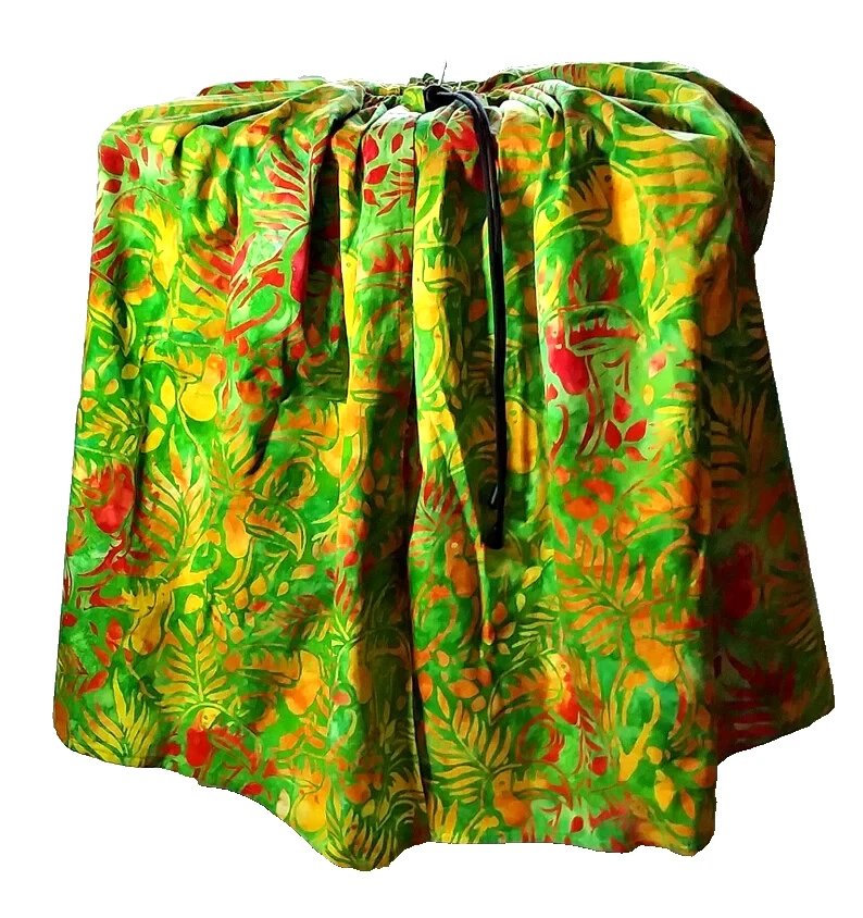 LARGE Bird CAGE Cover ONLY "Green Batik"