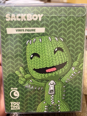 #ad Youtooz PlayStation Sackboy Glow In The Dark Target Vinyl 4000 In Hand Rare New $78.90