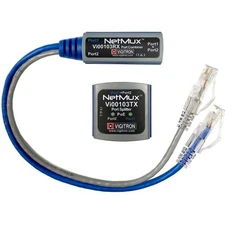 New Vigitron Vi00103 NetMux Ethernet and IP & PoE Port Multiplexer Splitter