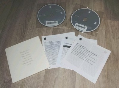 Apple Mac OS X 10.4.8 DVD MacBook Pro 17'' 2,33GHz 2006 2Z691-5930-A 2Z691-5948-A