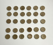 x30 Queen Elizabeth II Old £1 One Pound Coins Circulated Bundle Job lot