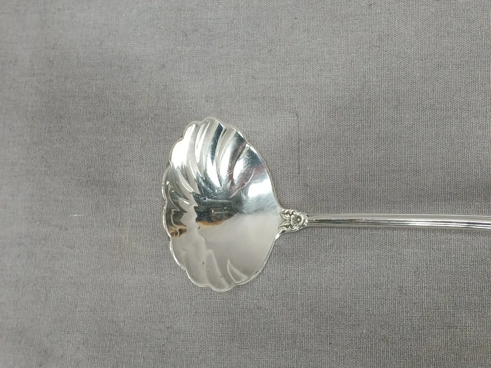 International Silver Co Wild Rose - Cucharón crema plata esterlina nuevo patrón Foto 4 de 4
