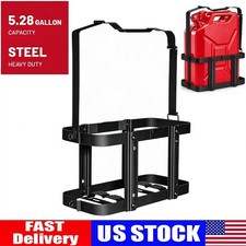 Metal Jerry Can Holder Mount 5.28 Gallons20l Gas Rack Fuel Gasoline Military 1x