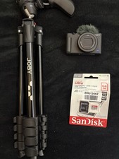 Sony ZV-1A Missing Battery Charger , Comes With SD Card And Joby  Compact