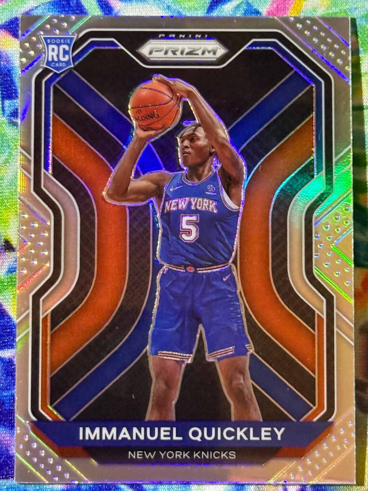 2020-21 Panini Prizm #296 Immanuel Quickley Silver Prizms