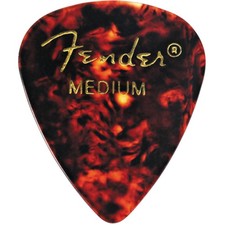 Fender Picks 351 Shell medium set di 12 in celluloide classica - set di plettri