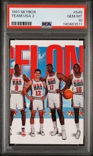 1991 SKYBOX #545 TEAM USA 2 PSA 10