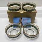 Jeanette Glass 4 piece Grecian Hellenic Patten - Candy / Nut Dish.
