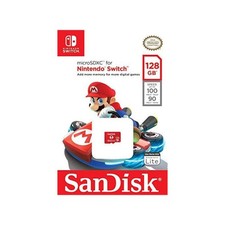 SanDisk 128GB microSDXC Card for Nintendo Switch SDSQXAO-128G-GNCZN 