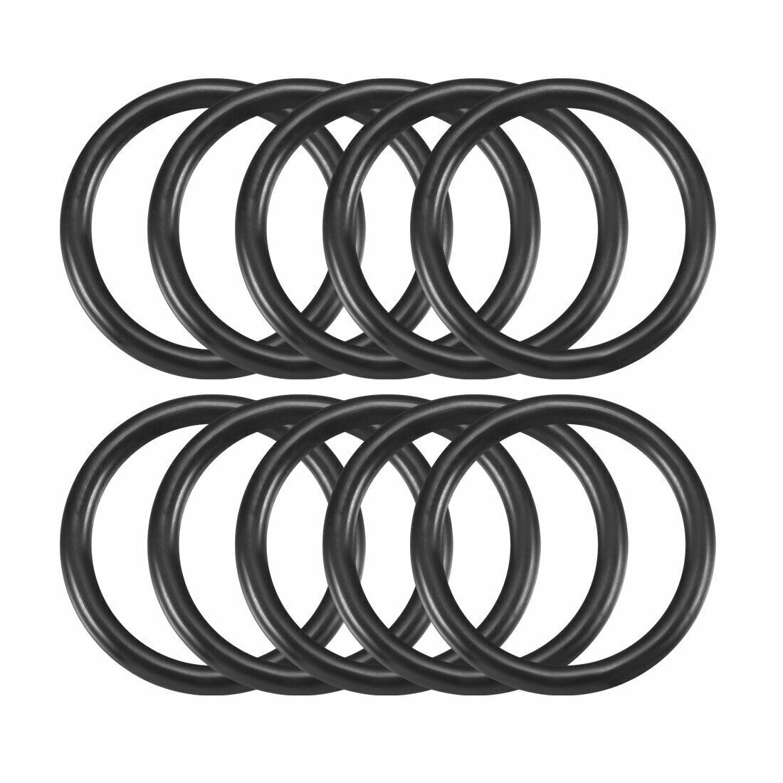 10 Pcs 24mm x 3.5mm Black Silicone O Rings Oil Seals Gaskets eBay